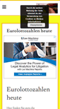Mobile Screenshot of lottozahlenaktuell.de