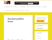 Tablet Screenshot of lottozahlenaktuell.de